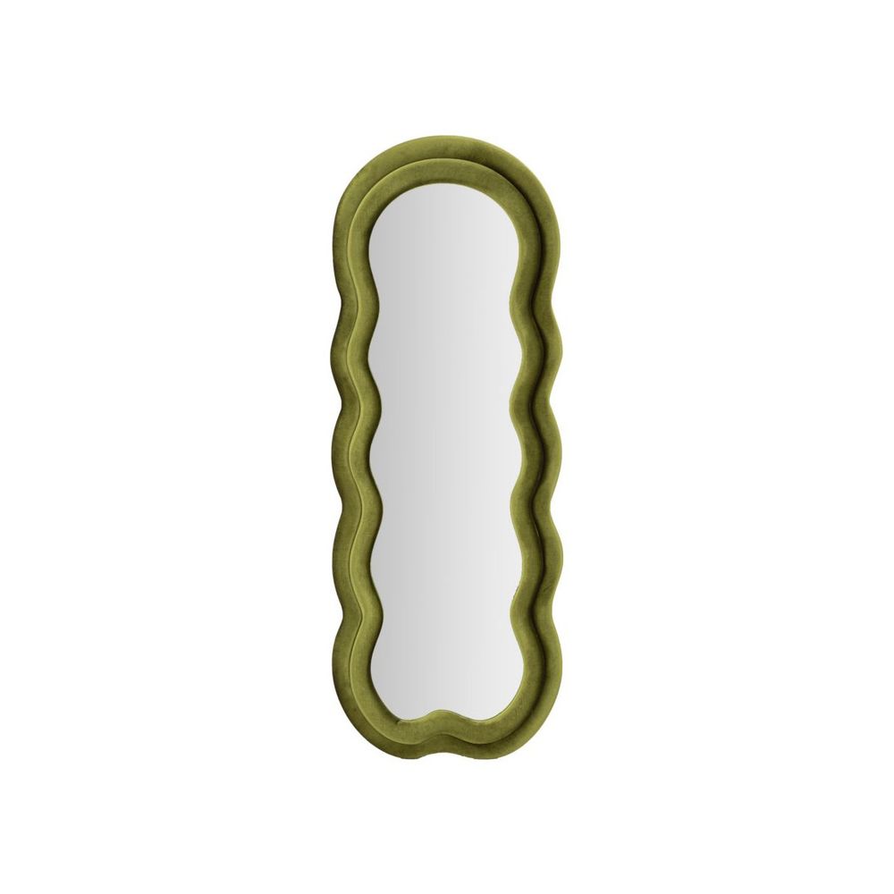 Miroir mural en velours 