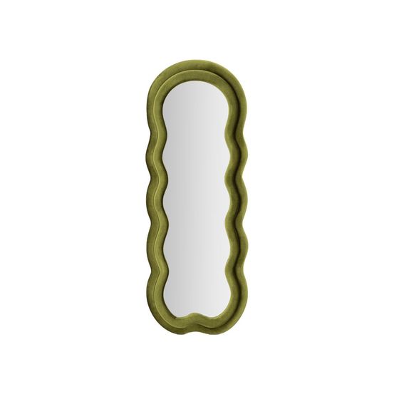 Miroir mural en velours