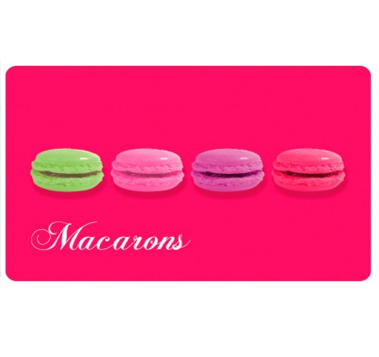 Set de table opaque delicieux macaron