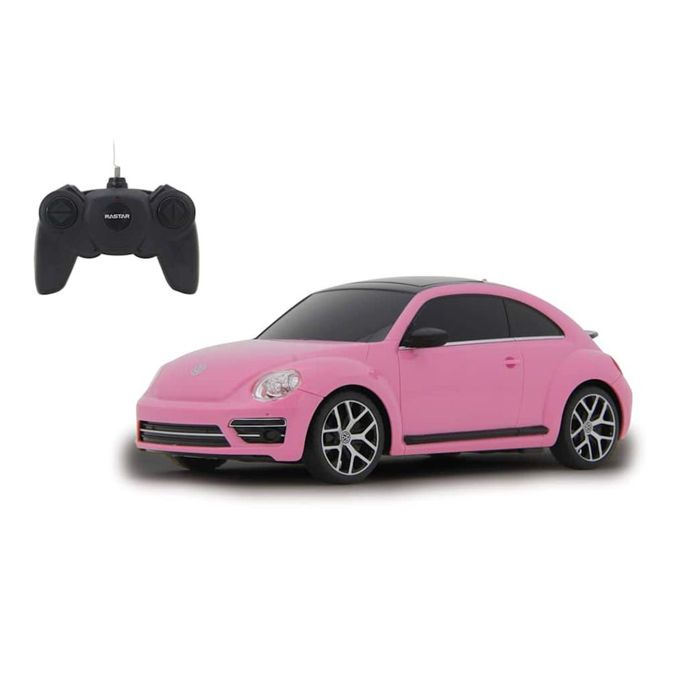 Voiture télécommandée vw beetle 1:24 rose