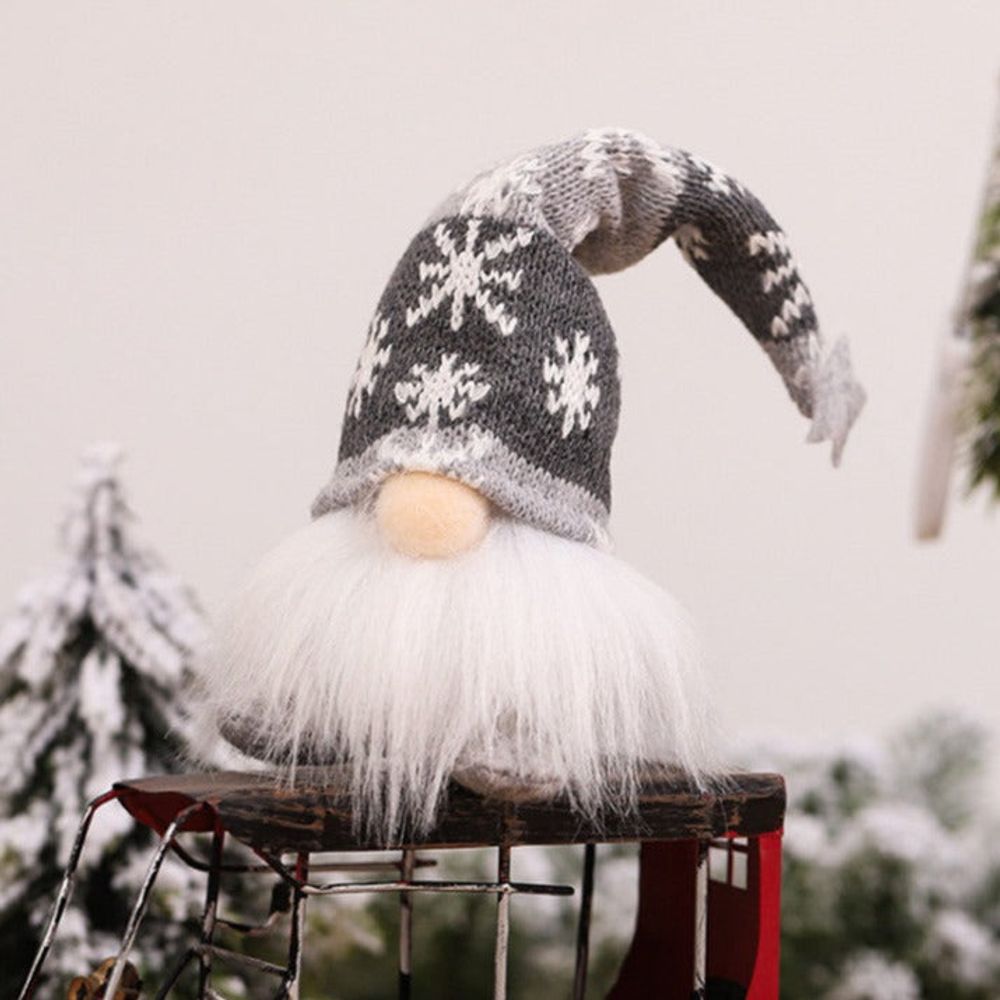 Lutin de noël farceur - gris