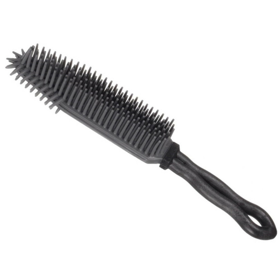 Brosse anti-poils afra 27.5 x 5 x 3.5 cm tête triangulaire, pour animaux.