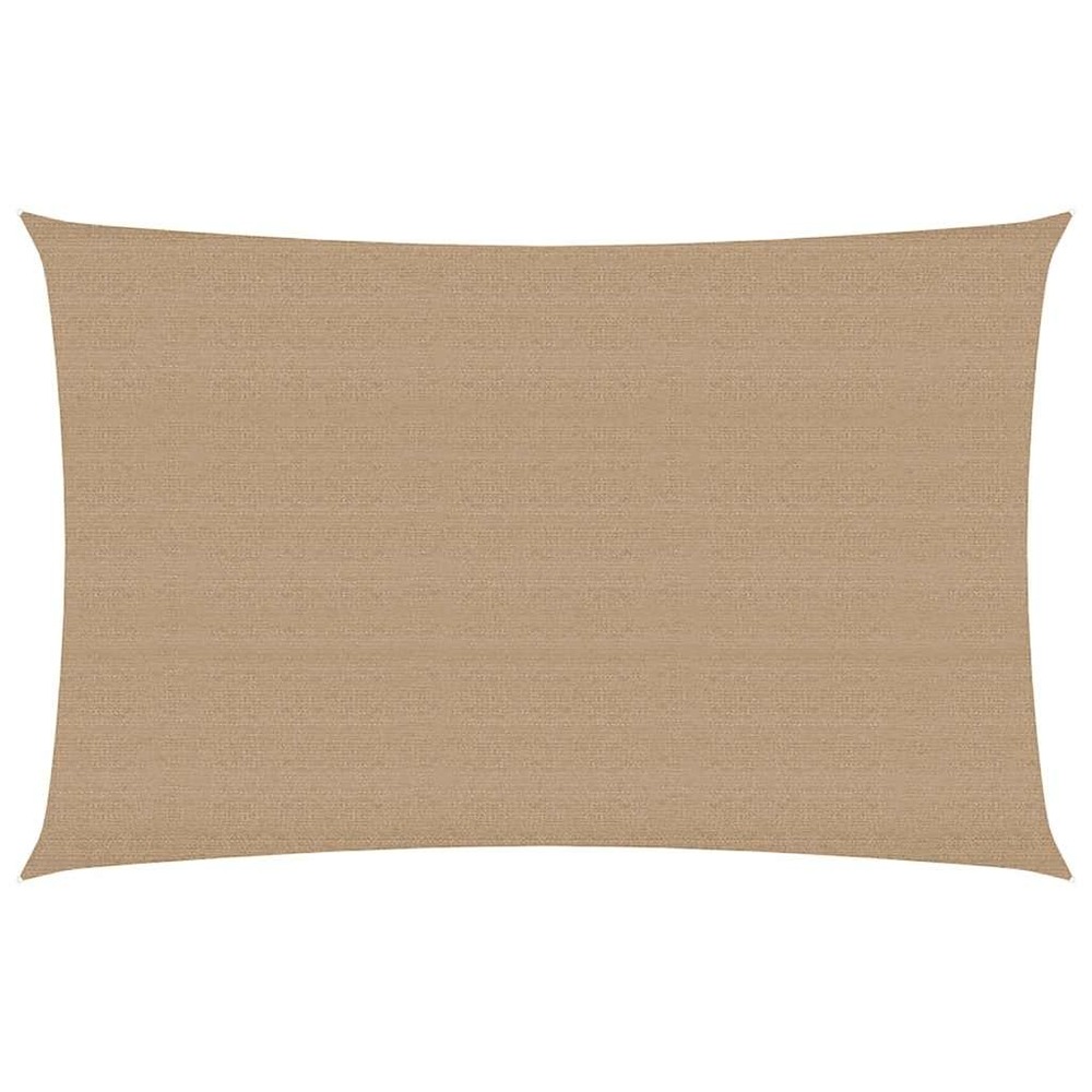 Voile d'ombrage 160 g/m² taupe 3x5 m pehd