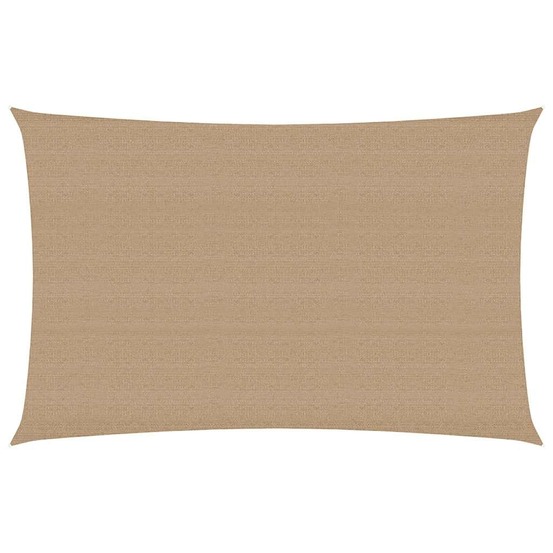 Voile d'ombrage 160 g/m² taupe 3x5 m pehd