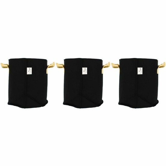 Pot de plantation textile 20 litres lot de 3