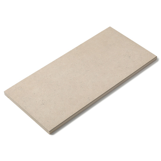 Margelle de piscine effet pierre sinaï beige 60x28x2 cm bord droit pietra - ro'ma carrelage