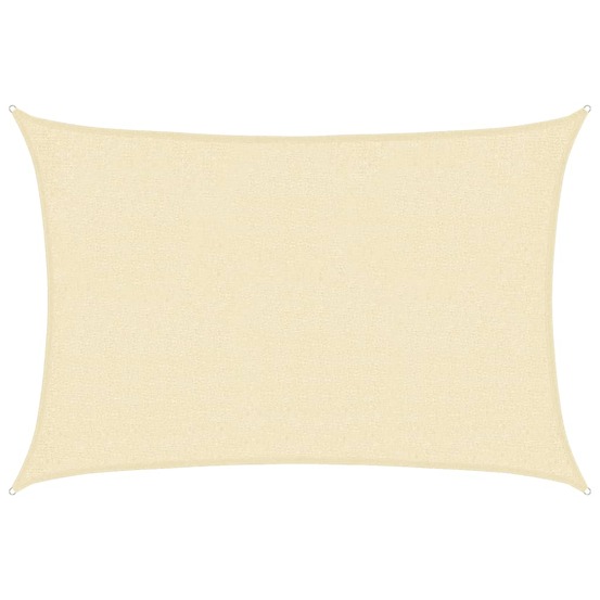 Voile d'ombrage 160 g/m² crème 2x3 m pehd