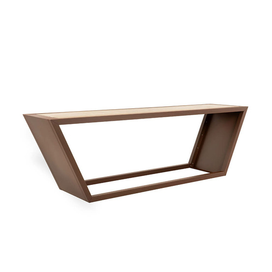 Home deluxe ensemble de salon en acier kobon marron - made in germany - 1 x table | ensemble de salon confortable, ensemble de salon