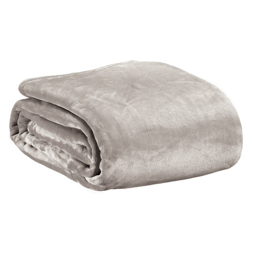 Jeté de lit recyclé théo perle 230 x 250 cm