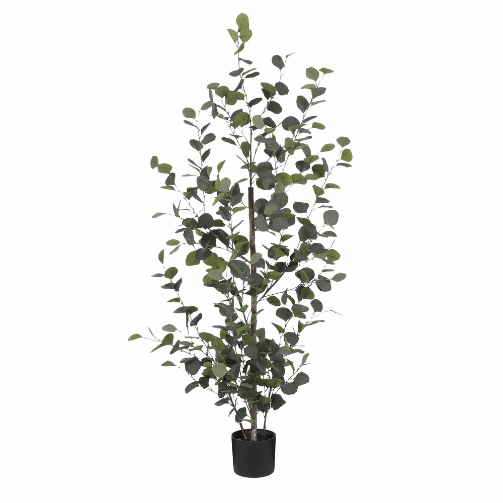 Mica decorations plante artificielle eucalyptus - h150 x ø30 cm - vert