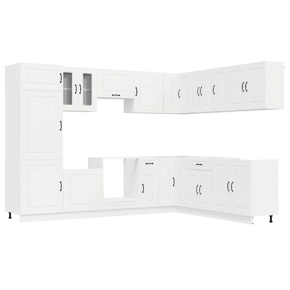 Ensemble d'armoires de cuisine 14 pcs kalmar bois d'ingénierie