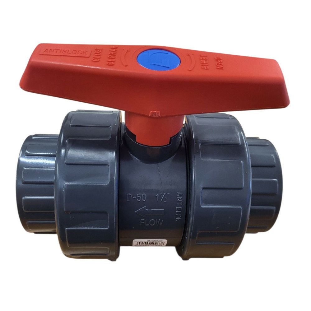 Vanne pvc ø 50 mm pn10 cepex antiblock