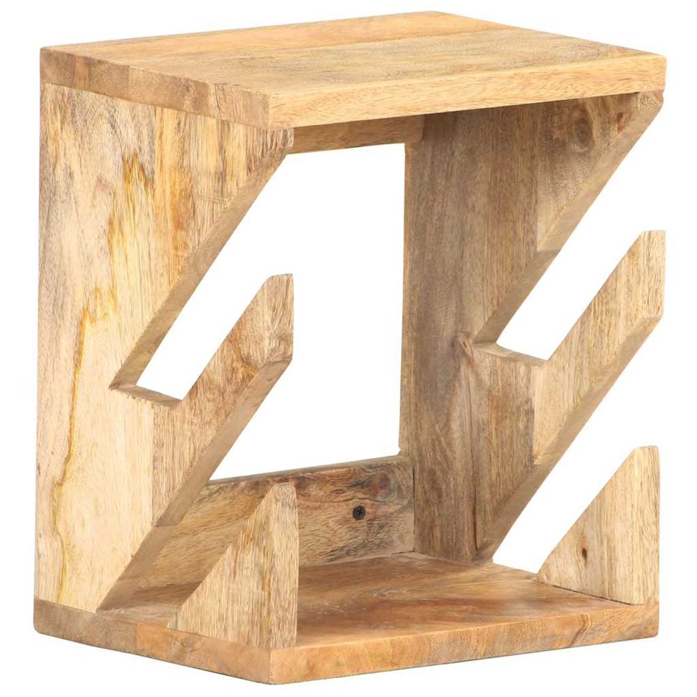 Support mural de planche à roulettes 25x20x30 cm bois manguier