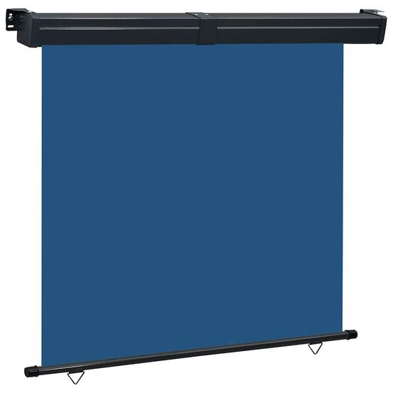 Auvent latéral de balcon 165x250 cm bleu