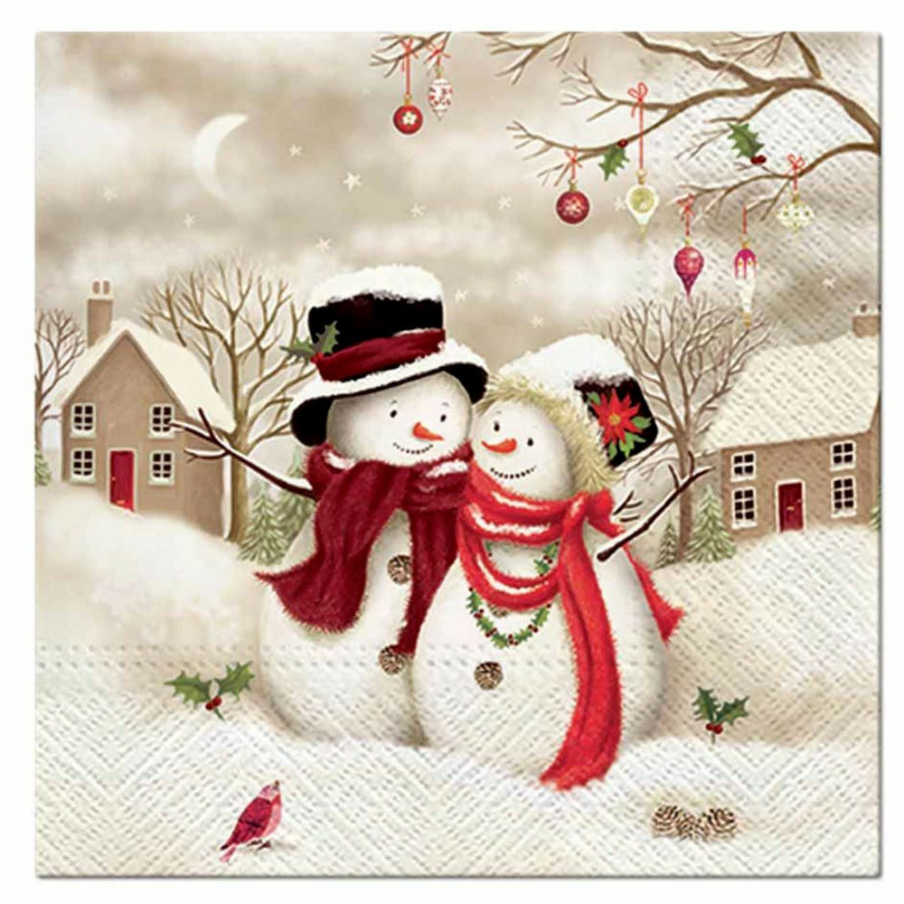 Lot de 20 serviettes en papier 