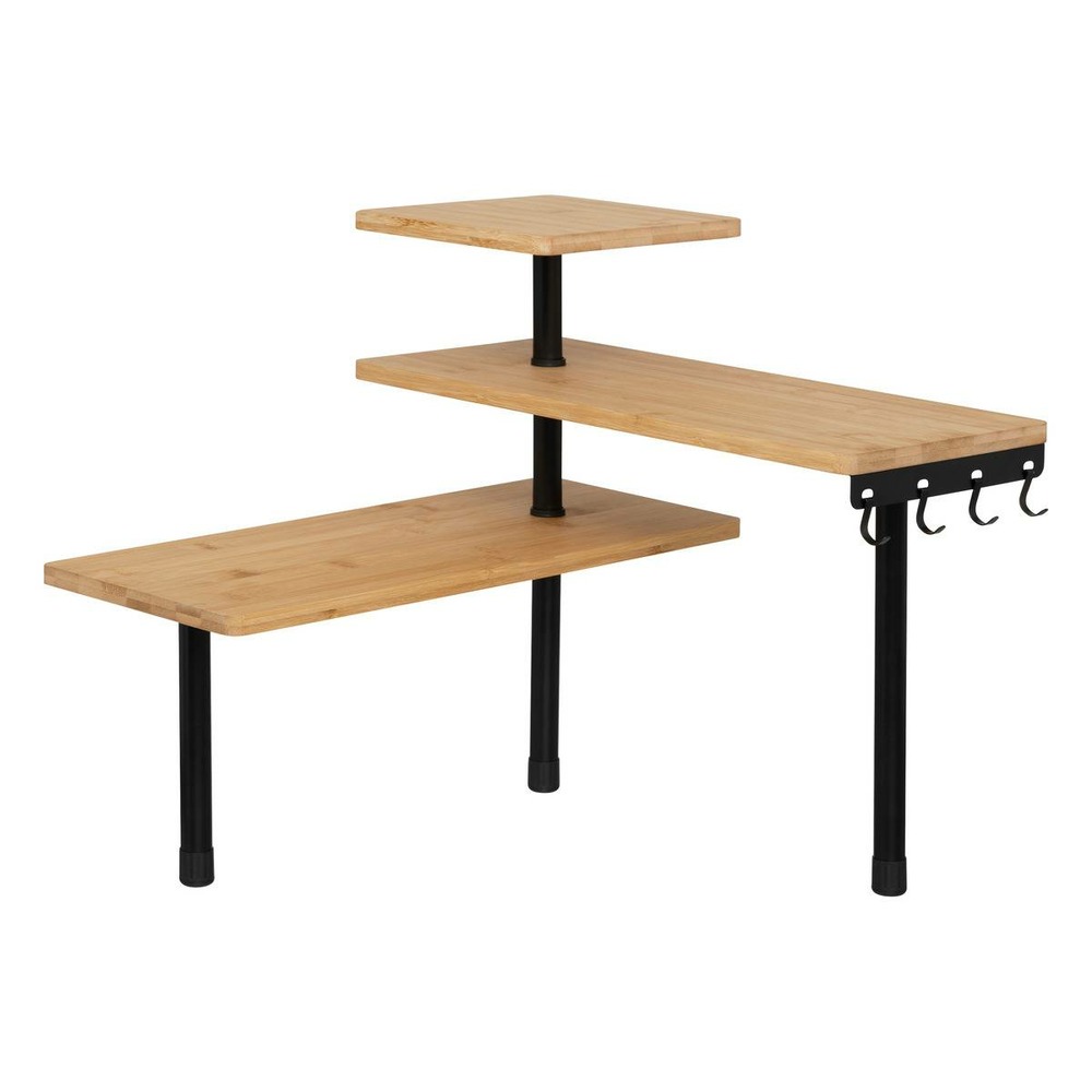 5five - étagère d'angle 3 niveaux beige