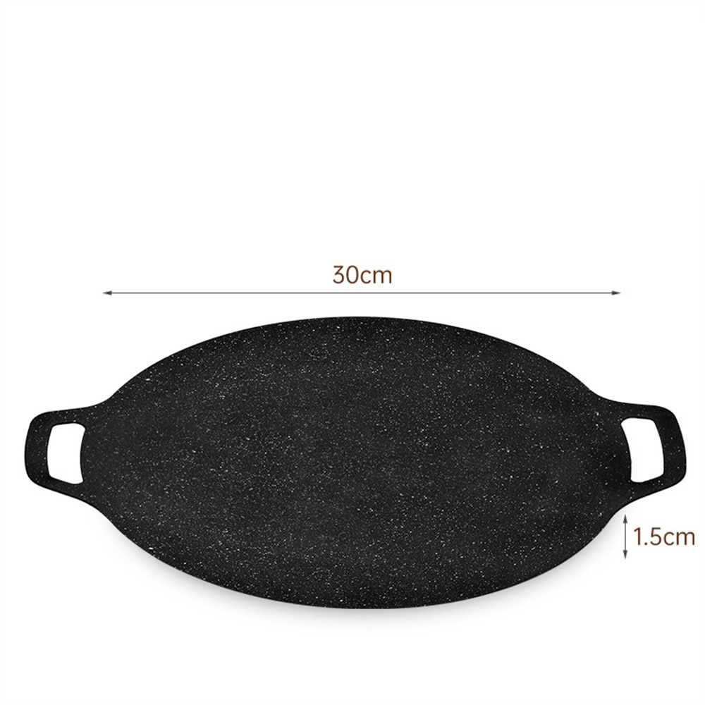 Plaques de barbecue portables en roche maifanite d.30 cm