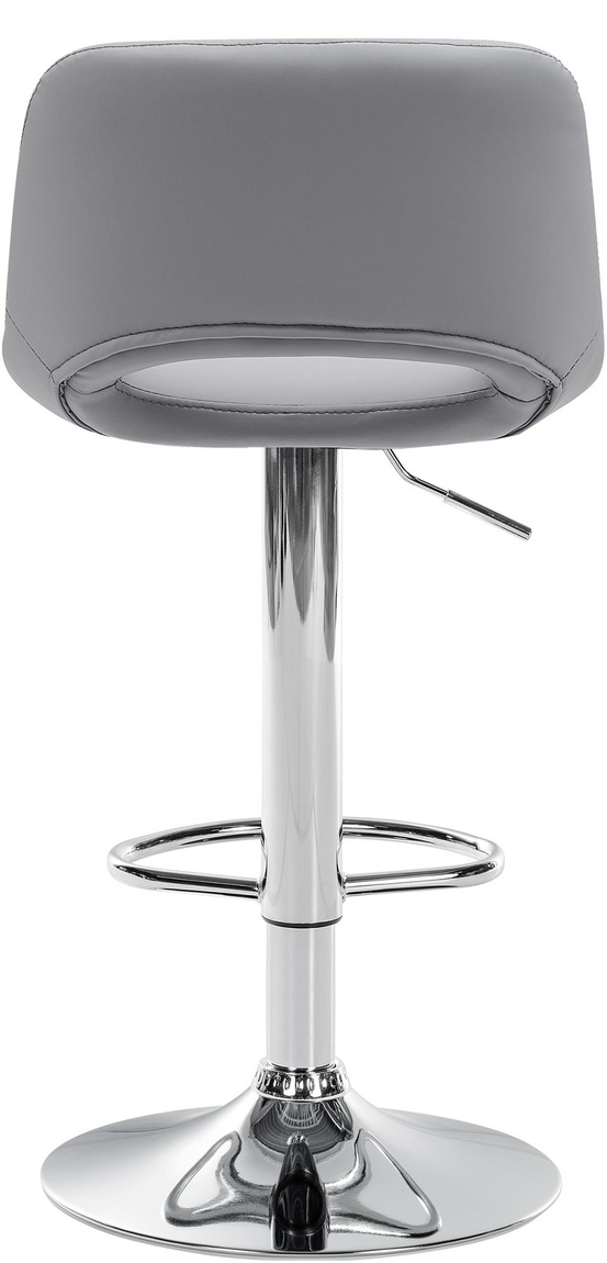 Lot de 2 tabourets de bar camden simili cuir chromé