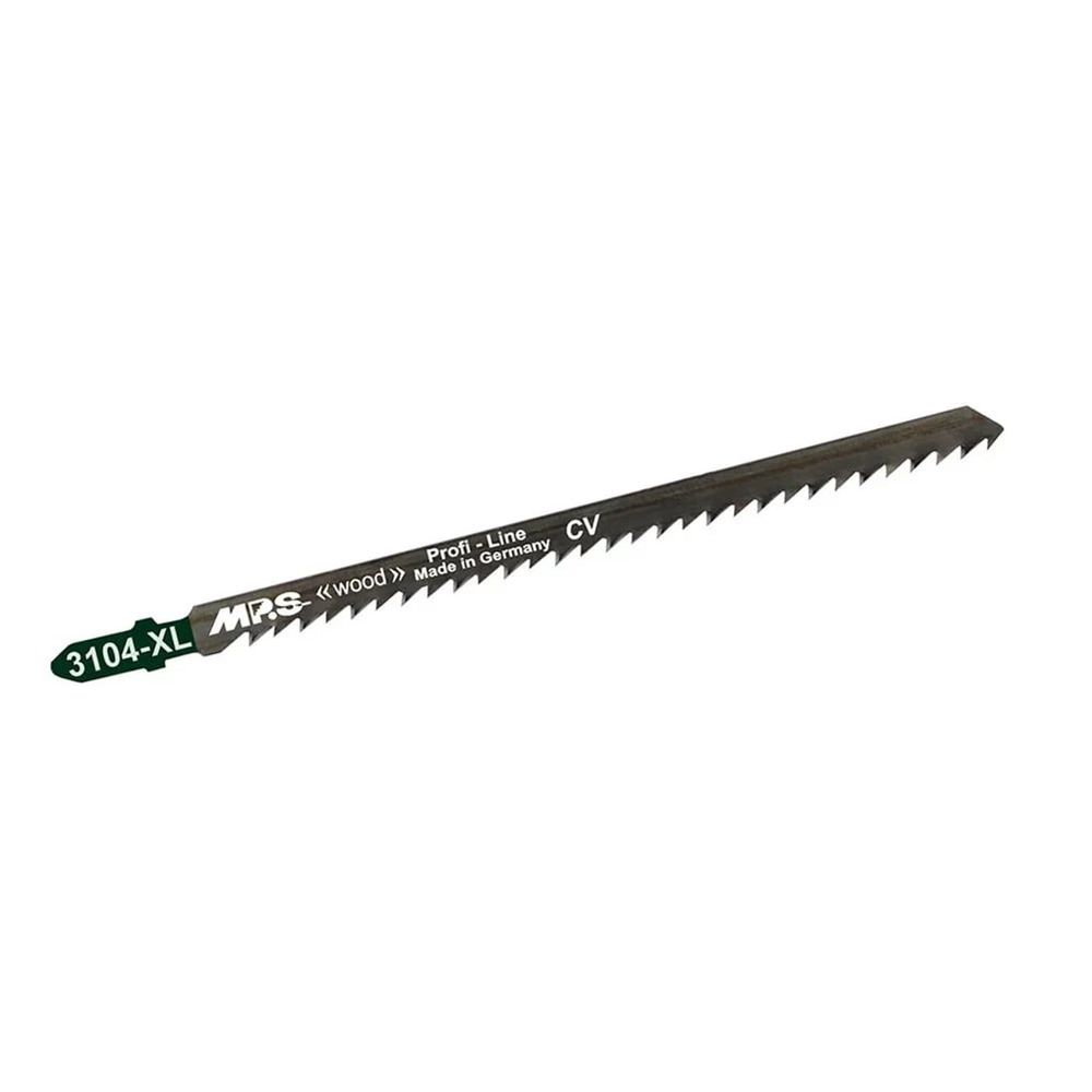 Lame de scie sauteuse cv, meulée en croix et avoyée, gl 150/vl 130 mm, zt 4,0 mm/ 6 tpi, paquet de 5