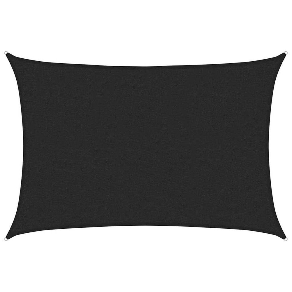 Voile d'ombrage 160 g/m² noir 2x2,5 m pehd