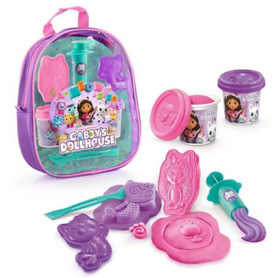 - gabby et la maison magique - sac a dos de pâte a modeler - gab 002