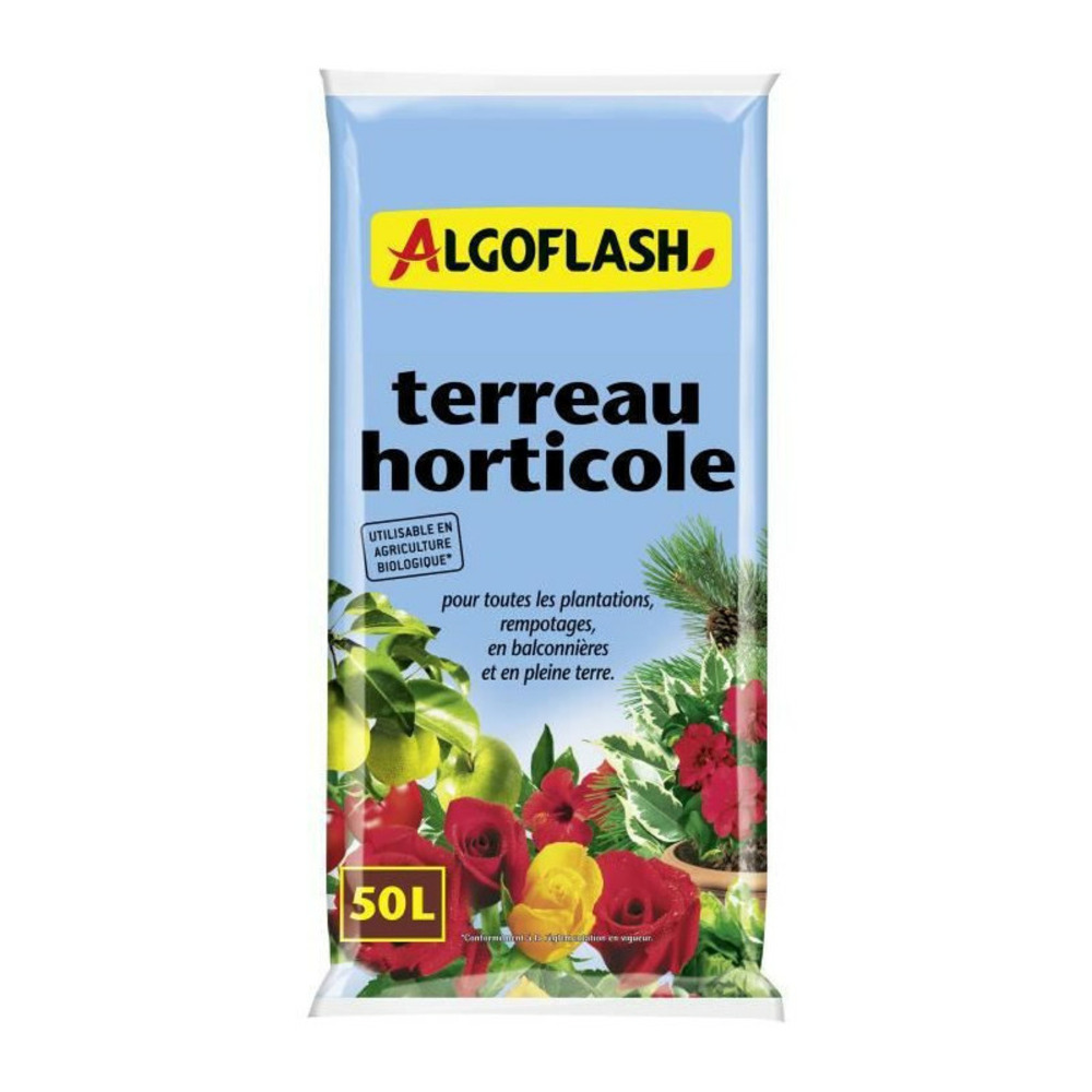 Algoflash - terreau horticole 50 l