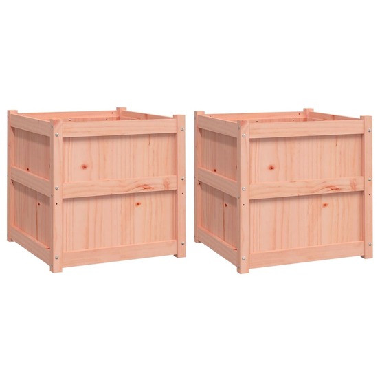 Jardinières 2 pcs bois massif douglas