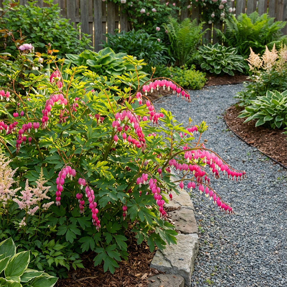 Lot de 3 - dicentra spectabilis - broken heart - h. 10-20 cm