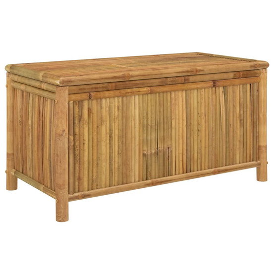 Boîte de rangement de jardin 110x52x55 cm bambou