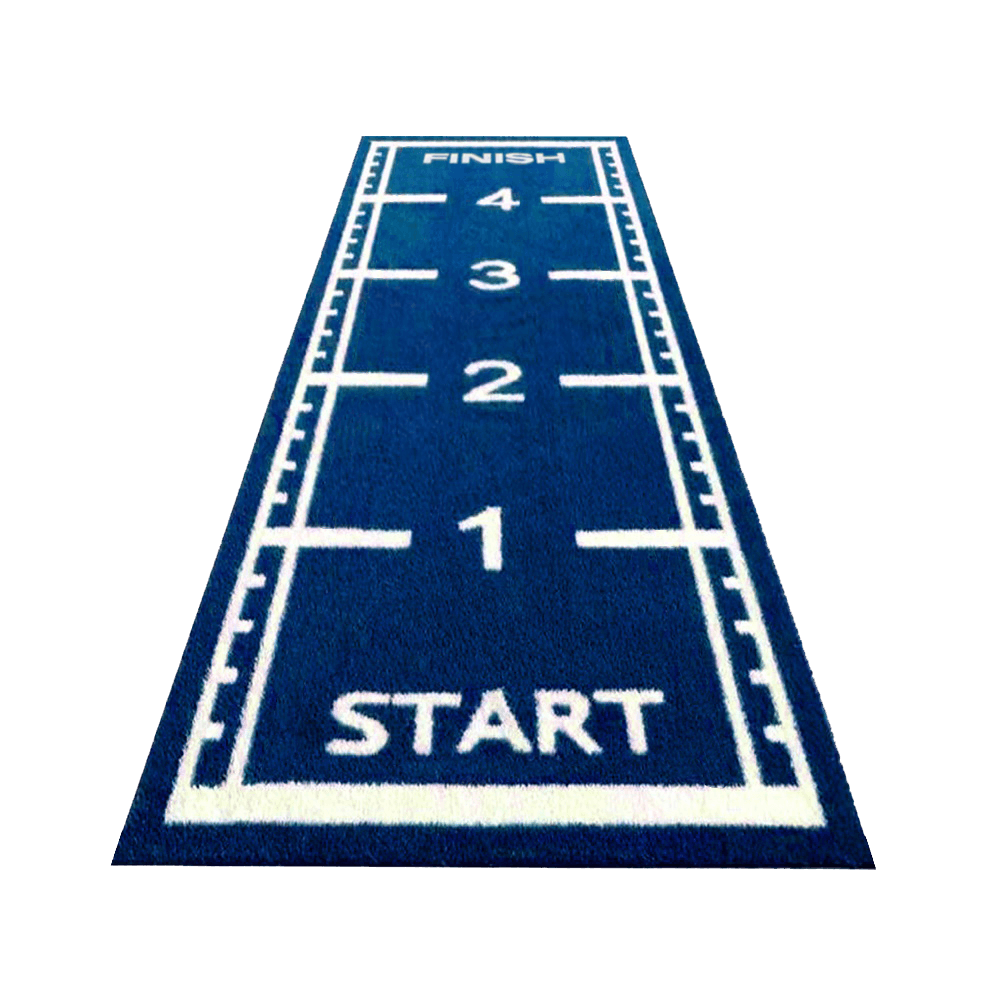 Gazon artificiel sprinttrack - 5 x 1,5 mètres - bleu - 17 mm