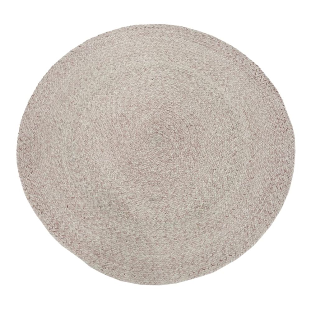Tapis extérieur corfu rond 120x120 beige