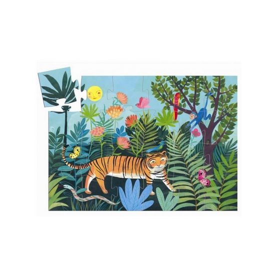 Puzzle silhouette 24p la balade du tigre