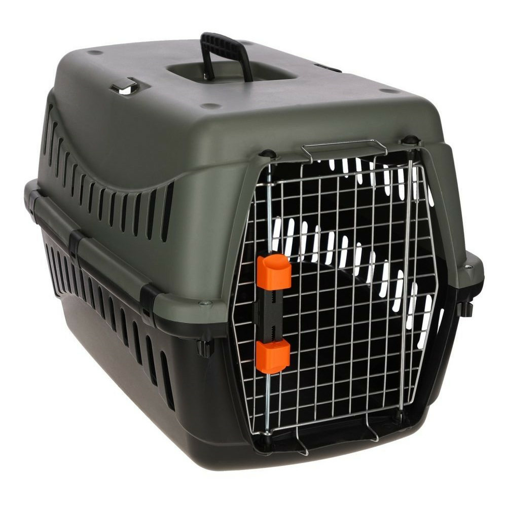 Box de transport - kerbl - eco - gris/vert - 58 × 38 × 38 cm