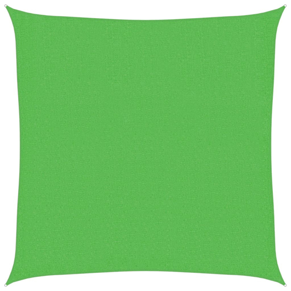 Voile d'ombrage 160 g/m² vert clair 3x3 m pehd