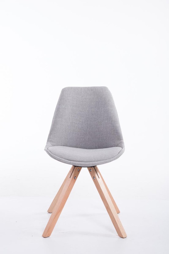 Chaise visiteur toulouse tissu natura square