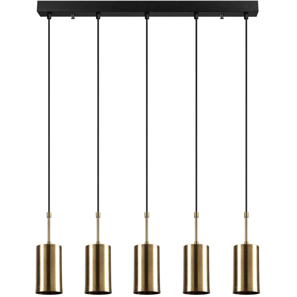 Suspension en métal 5 abat-jour kem