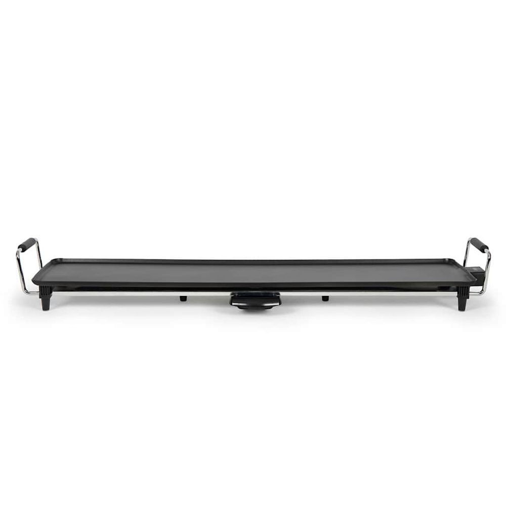 Gril de table teppanyaki électrique 90x23 cm 1800 w noir