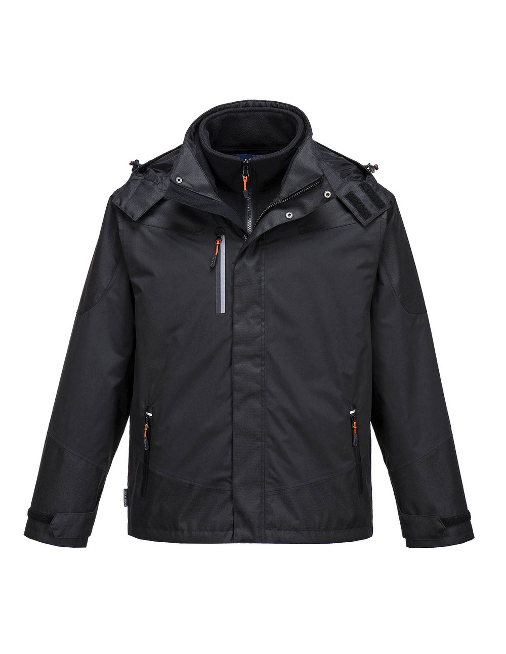 Parka 3-en-1 radial - taille 5xl - noir - portwest