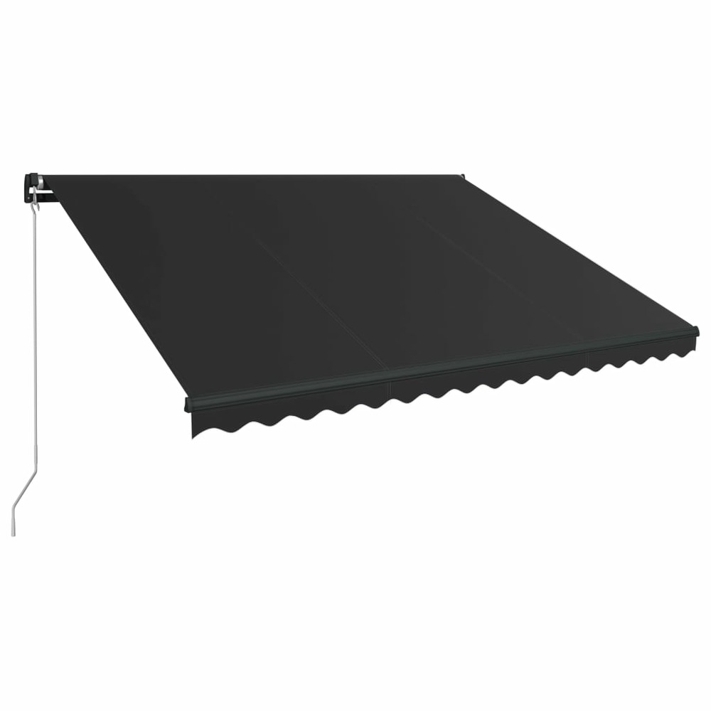 Auvent manuel rétractable 450x300 cm anthracite