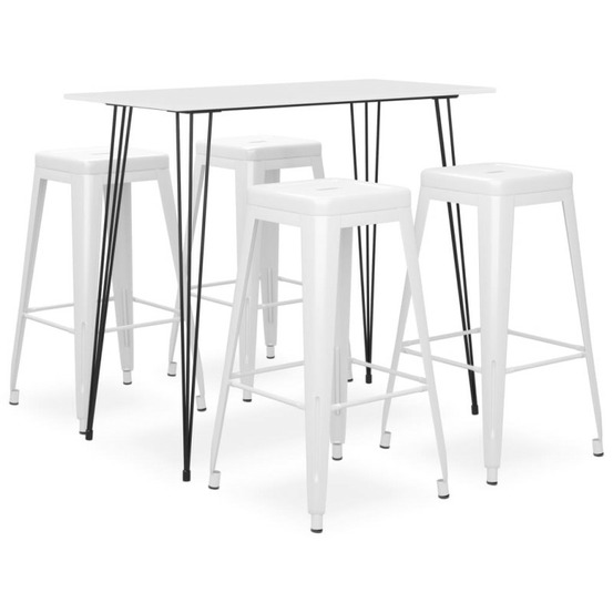 Ensemble de bar 5 pcs blanc