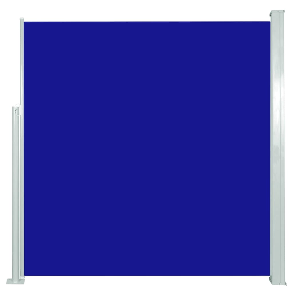 Auvent latéral rétractable 140 x 300 cm bleu