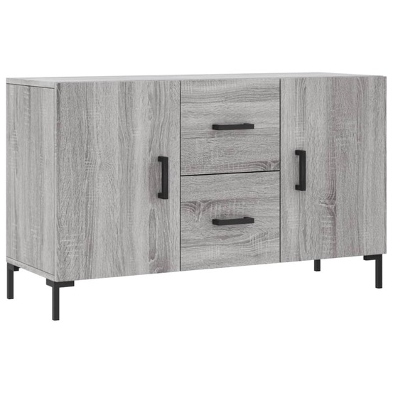 Buffet bahut commode armoire meuble de rangement organisateur cuisine salle de séjour salon sonoma 100 x 36 x 60 cm bois d'in
