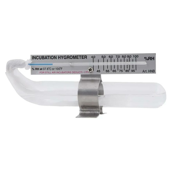 Hygrométre à bulbe pour couveuse