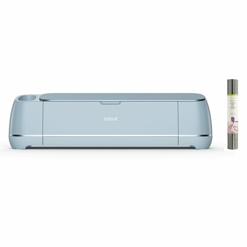 Machine de découpe cricut maker 3 + 3 flex thermocollants gris clair, gris foncé, noir pailleté 30,5 x 30,5 cm