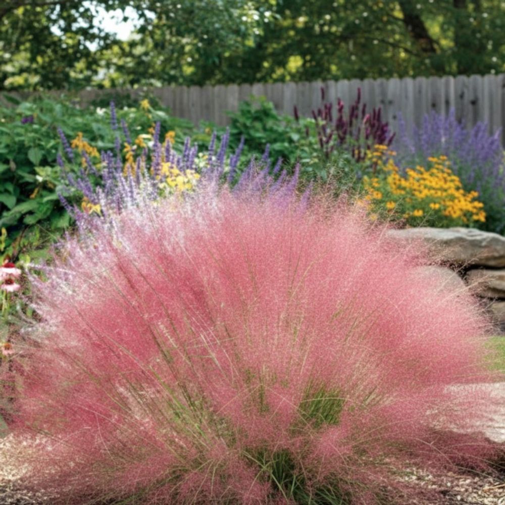 Muhlenbergia capillaris lot de 3 godets
