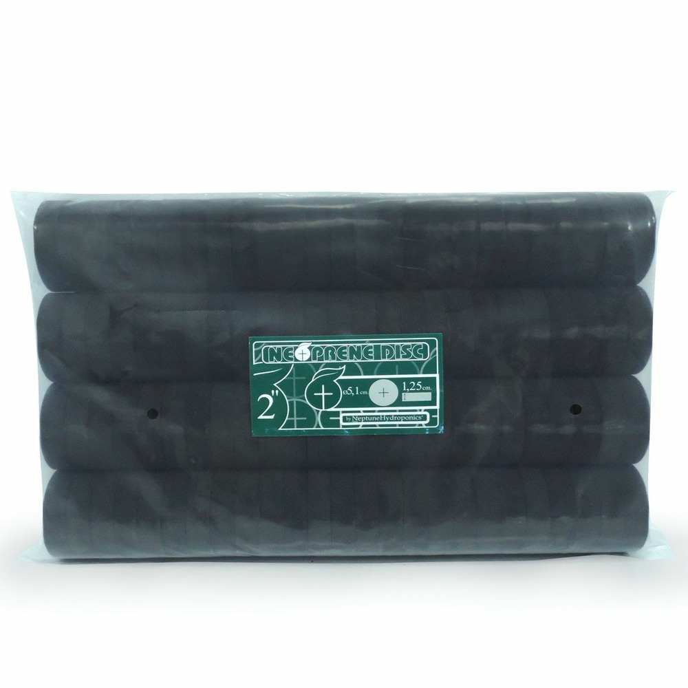 Lot de 100 disques néoprènes 5.1 cm