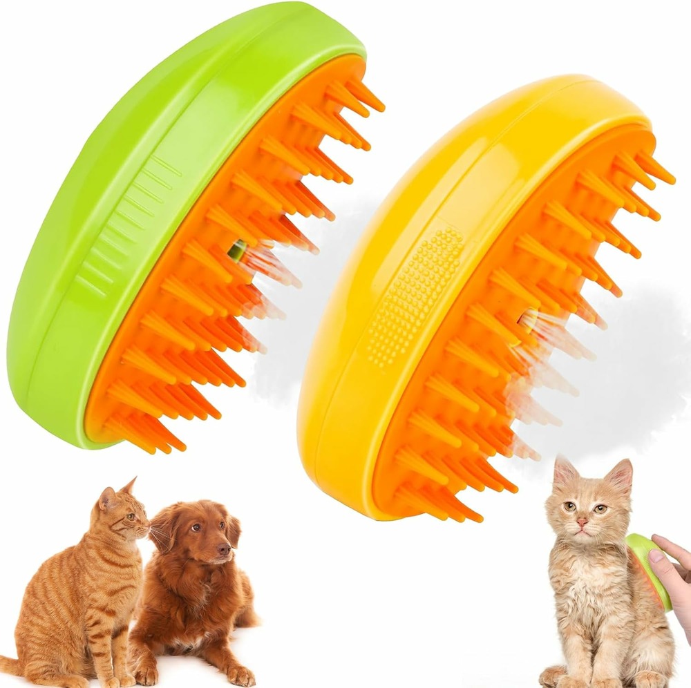 Brosse vapeur 3-en-1 pour toilettage chien et chat