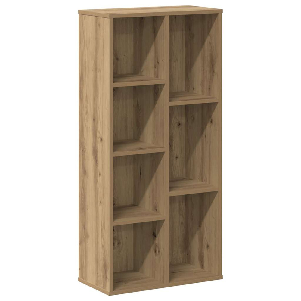 Bibliothèque chêne artisanal 50x25x105 cm bois d'ingénierie