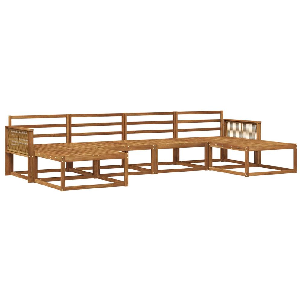 Ensemble de canapés d'extérieur 6 pc naturel