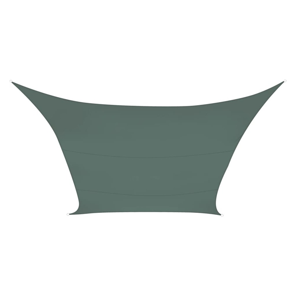 Voile d'ombrage carrée 3,6 m gris vert